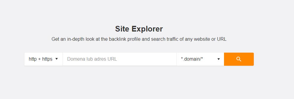 Site Explorer - czyli sprawdzanie profilu linków i ruchu dla danej domeny internetowej