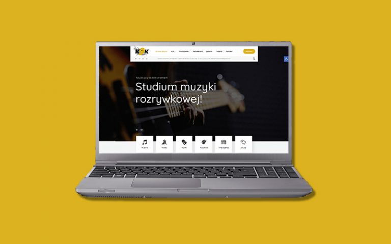 Kluczborski Dom Kultury - Nowa strona internetowa- Portfolio Kamil Rzeźnik Strony Internetowe Kluczbork