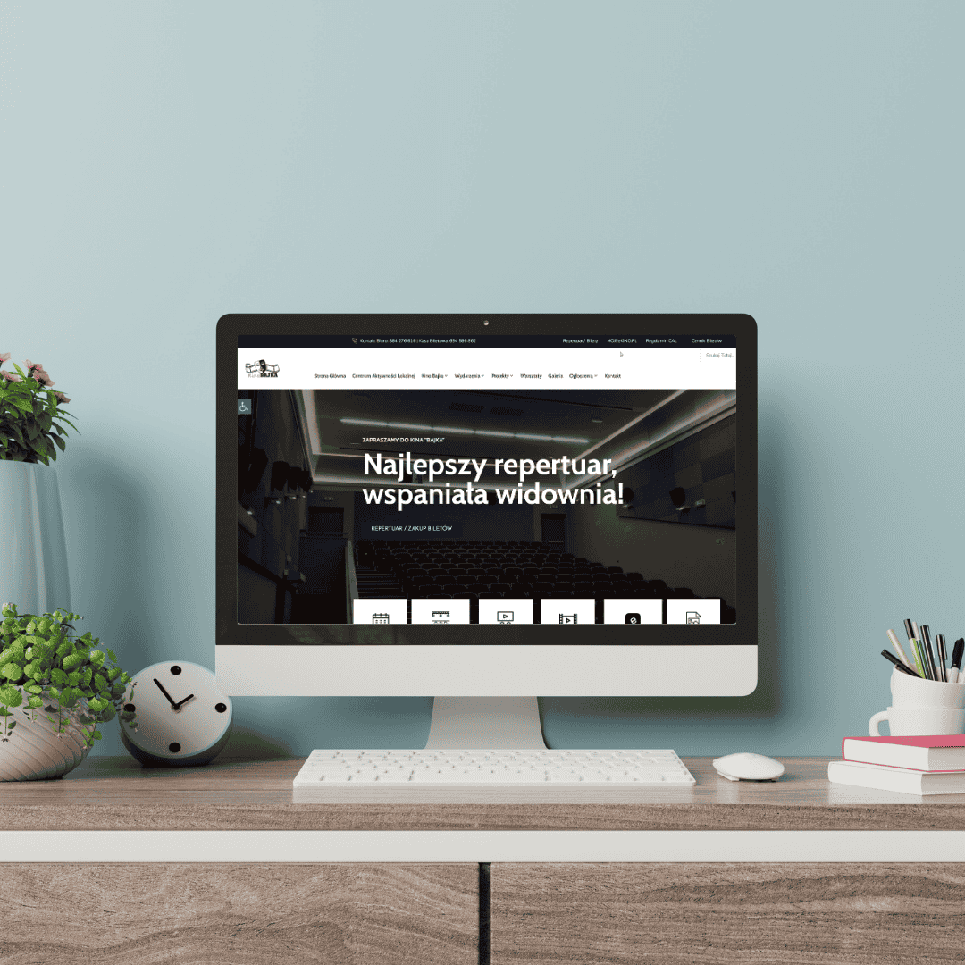 Centrum Aktywności Lokalnej w Kluczborku Kino Bajka Kluczbork - Strony Internetowe Wordpress Kamil Rzeźnik Digital Marketing