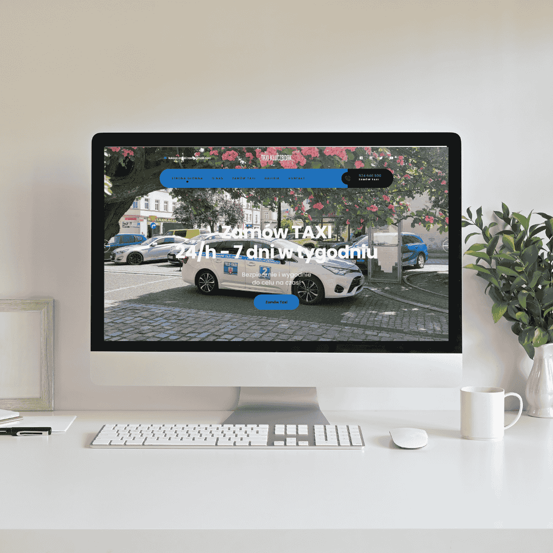 Taxi Kluczbork - Wykonanie strony internetowej i pozycjonowanie SEO - Kamil Rzexnik Digital Marketing